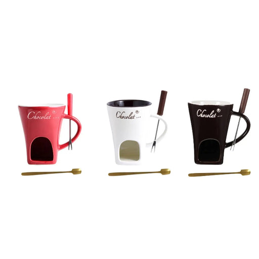 Fondue Pot Kitchen Appliances Fondue Mug for Party Valentines Day Date Night