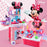 Disney new Mickey Minnie Frozen children's cooking kitchen utensils simulation tableware girls play house toys trolley box