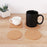 New Cork Coaster Square Circular Anti Slip Insulated Dining Table Mat Wooden Heat-insulating Kitchen Water Absorbing Mat