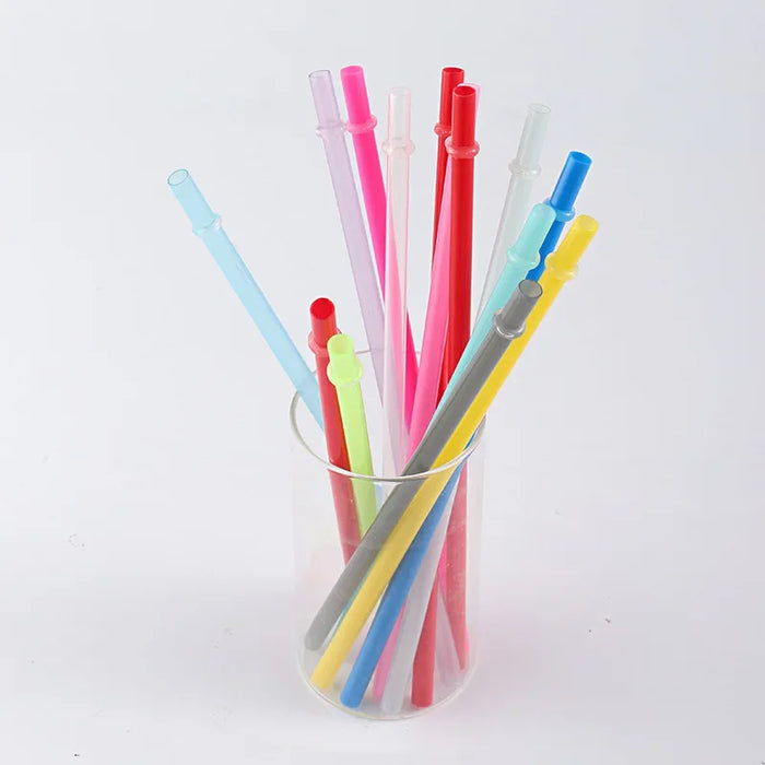 Creative Straight Drinking Straw Anti-removal PP Straws Multicolor Reusable Straws For Bar Party Wedding Kitchen Accessories