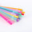 Creative Straight Drinking Straw Anti-removal PP Straws Multicolor Reusable Straws For Bar Party Wedding Kitchen Accessories