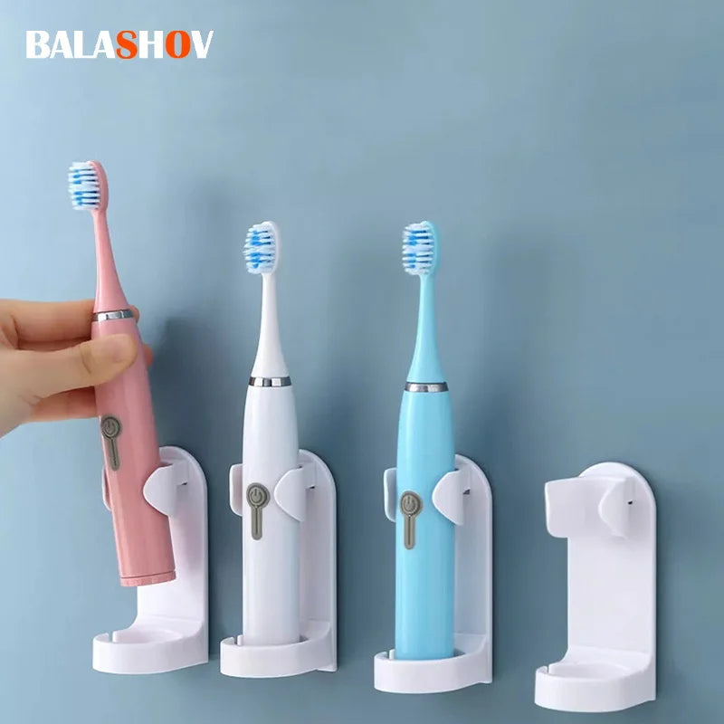 Creative Traceless Stand Rack Organizer Electric Wall-Mounted Holder Space Saving Toothbrush Holder Bathroom Accessories