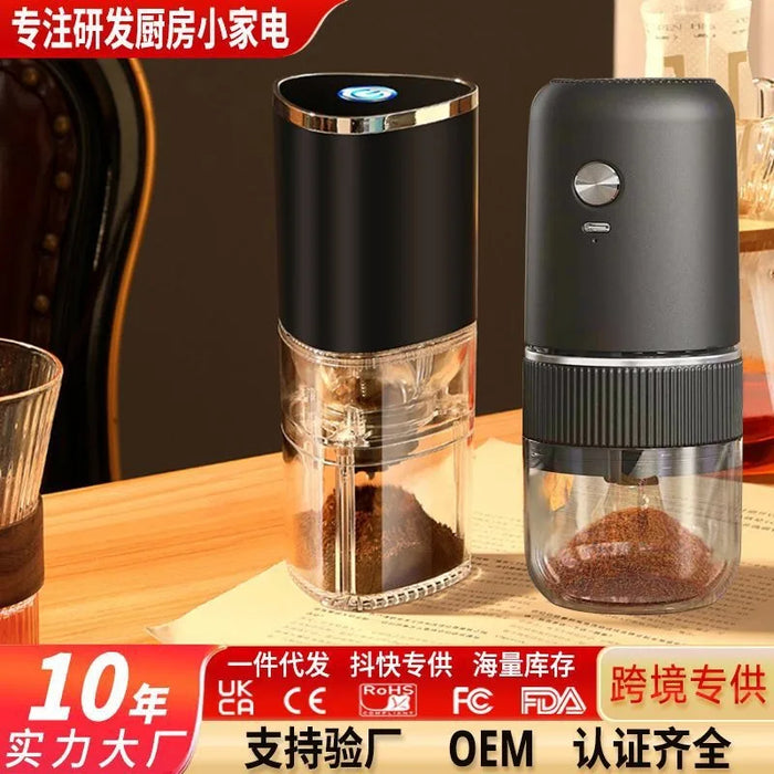 Electric coffee machine Small home automatic ceramic core grinder hand portable multi-function bean grinder